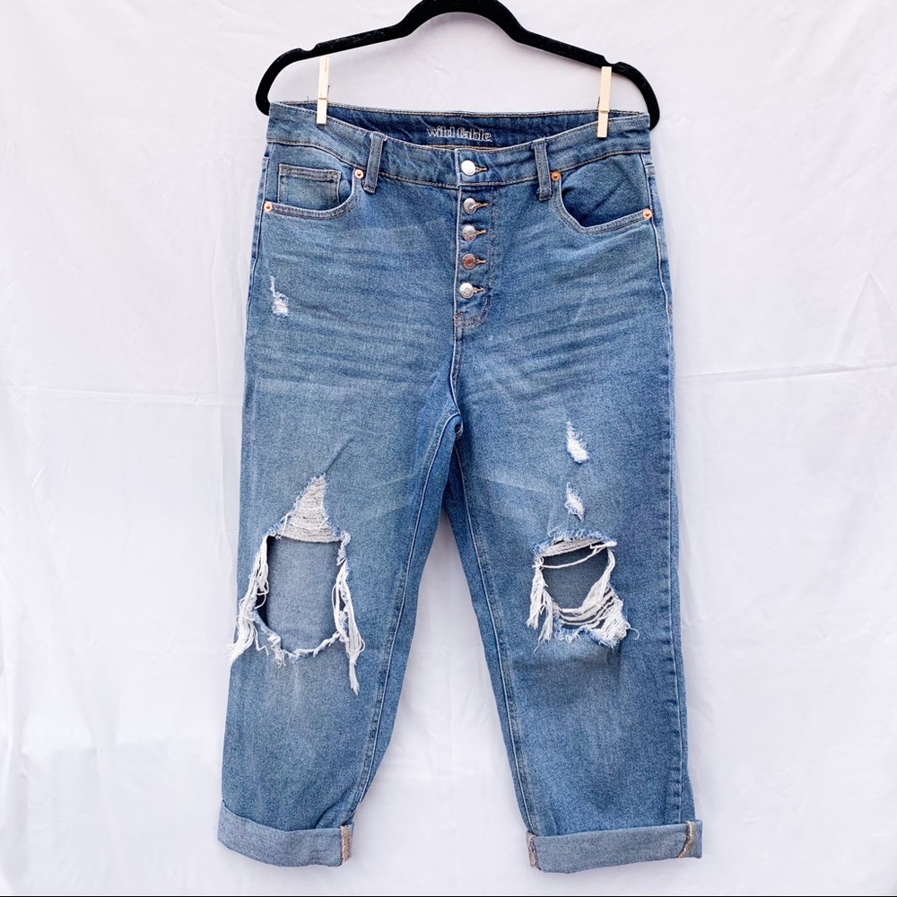 Wild Fable High Rise Straight Ankle Jeans